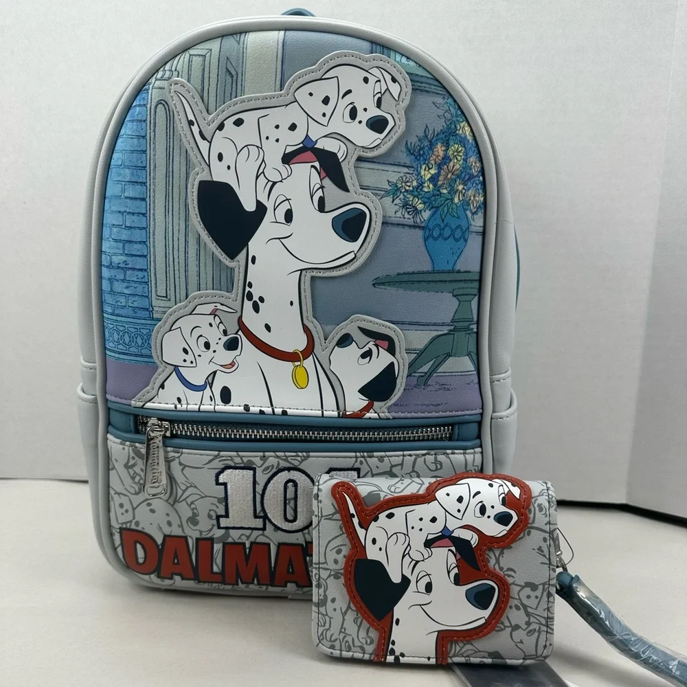 Loungefly Disney 101 Dalmatians Mini Backpack & Wallet Barnes & Noble Exclusive